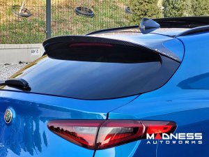 Alfa Romeo Stelvio Roof Spoiler - Carbon Fiber - Stile Italia 